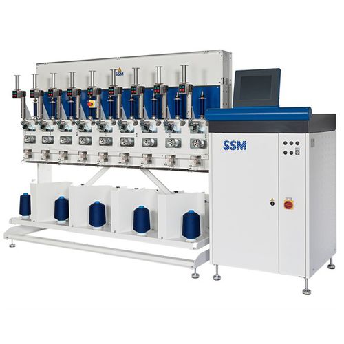 Machine de bobinage de fils textiles - FM1 - SSM - de tube / croisé