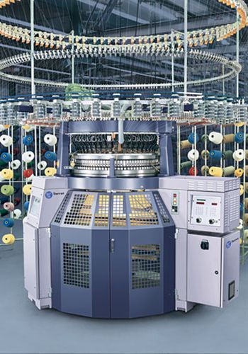 Machine à tricoter jersey simple - S4F 348 - TERROT - circulaire / industrielle