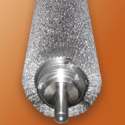 Rouleau brosse d'ébavurage - TOSCANA SPAZZOLE - cylindrique / métallique