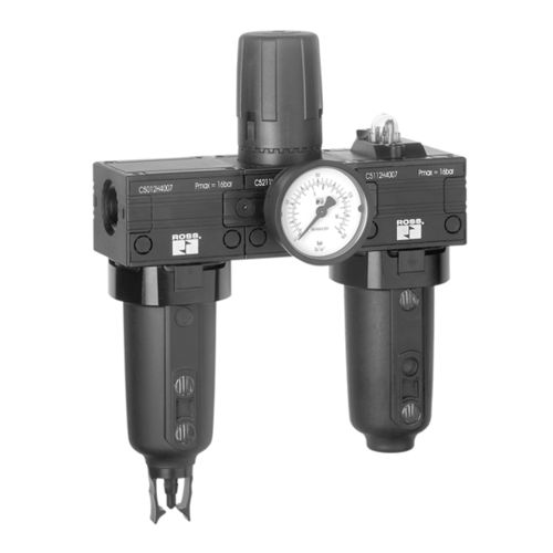 Filtre régulateur lubrificateur à air - 425F - ROSS  EUROPA - à air comprimé / modulaire