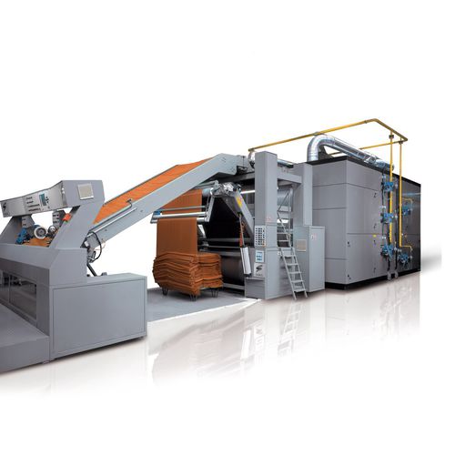 Sécheur à lit fluidisé - WHITE - UNITECH TEXTILE MACHINERY - continu / de gaz / vertical
