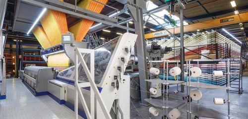 Machine de tissage de tapis - HCIX2 - VAN DE WIELE - à rapières