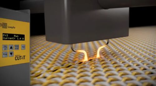 Système de découpe à fil chaud - WeftMaster&reg; CUT-iT - Vandewiele - pour tissus / pour taud / de scission