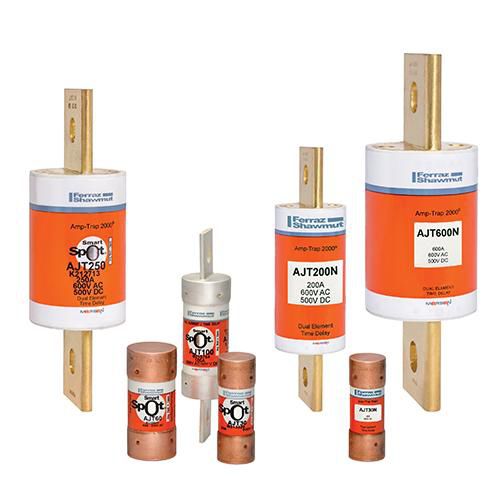 Fusible cylindrique - AJT series - Mersen - Electrical Power - lame / retardé / limiteur
