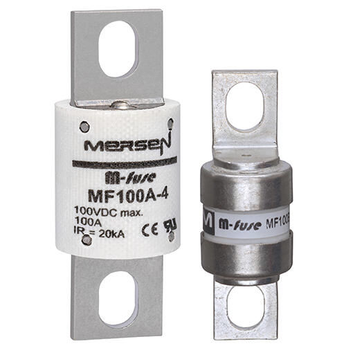 Fusible cylindrique - MF series - Mersen - Electrical Power - lame / limiteur / DC