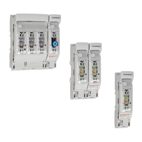 Interrupteur-sectionneur fusible - MULTIBLOC® 00.ST8 series - Mersen - Electrical Power - basse tension / unipolaire / 4 pôles