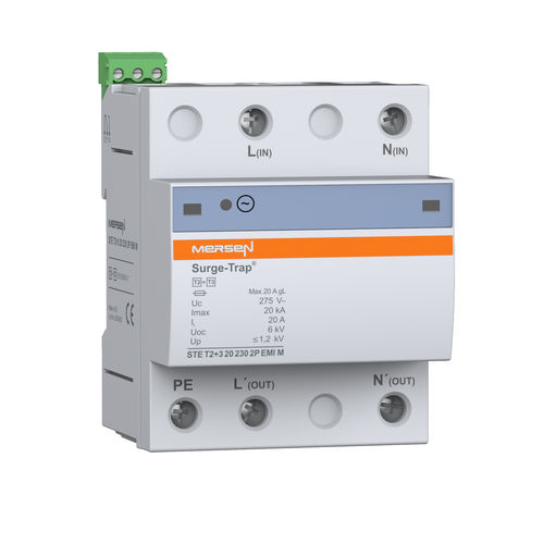 Parafoudre de type 2 - Surge-Trap® STET23 series - Mersen - Electrical Power - de type 3 / de télécommunication / d'installation électrique