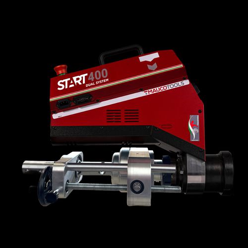 Aléseuse portative multifonction - START 400 DUAL SYSTEM - MAUCOTOOLS SRL - pour surfaçage / pour le soudage / de perçage