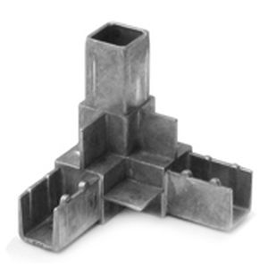 Connecteur de tube d'angle - A230-10 - AROSIO F.LLI SRL - carré / en aluminium / appui sol