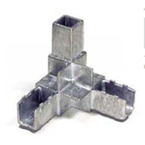 Connecteur de tube d'angle - A230-18 - AROSIO F.LLI SRL - carré / en aluminium / appui sol