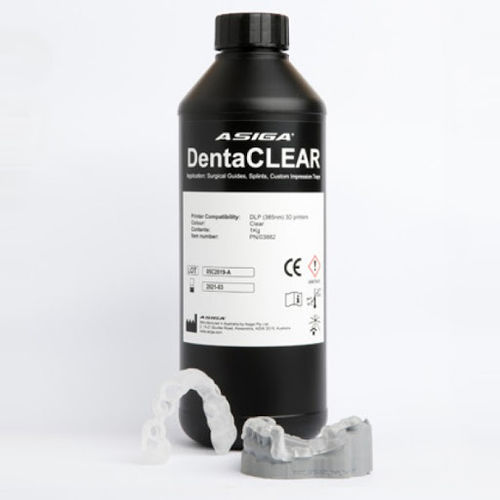 Résine d'impression 3D en polymère - DentaCLEAR - ASIGA - dentaire