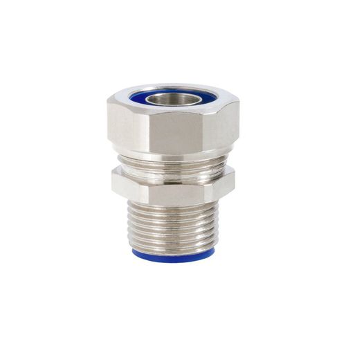 Raccord hydraulique - SILVYN® LTPG-M series - U.I. Lapp GmbH - à visser / en laiton nickelé / IP66