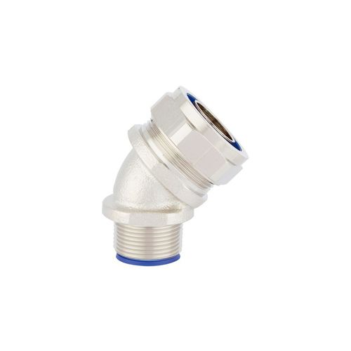 Raccord hydraulique - SILVYN® LTP 45° M series - U.I. Lapp GmbH - à visser / coudé à 45° / en laiton nickelé