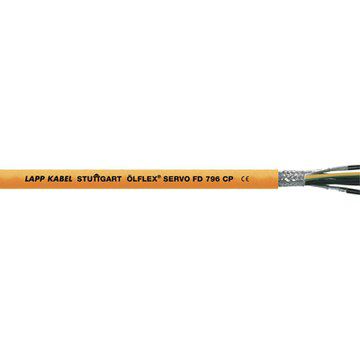 Câble électrique d'alimentation - OLFLEX® Servo FD 796 CP - U.I. Lapp GmbH - résistant à l'huile / en cuivre / pour servomoteur