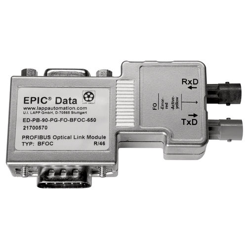 Connecteur de données - EPIC® DATA PB series - U.I. Lapp GmbH - optique / DIN / D-Sub