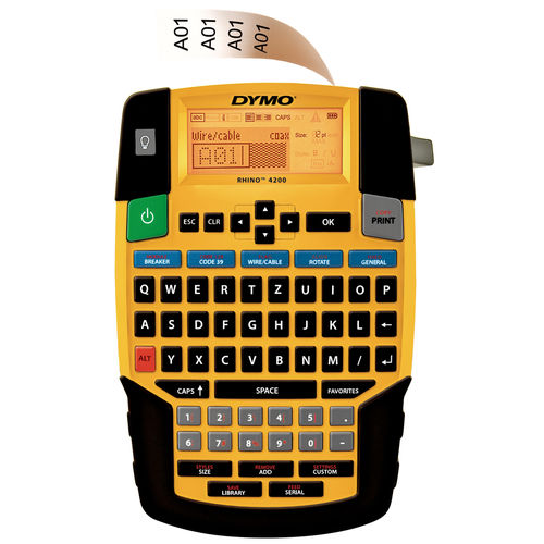 Imprimante d'étiquette à transfert thermique - DYMO® Industry Rhino Pro 4200 - U.I. Lapp GmbH
