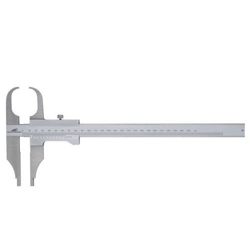 Pied à coulisse à vernier - 0266 52005 - HELIOS-PREISSER - en chrome / en satin / en inox