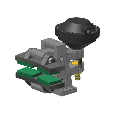 Étrier de frein à friction - IMA BRAKE SYSTEMS AND FRICTION MATERIAL INDUSTRY - serrage pneumatique / desserrage à ressort / pour éolienne