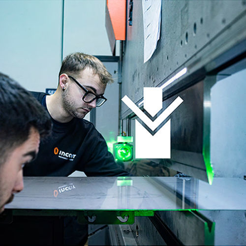 Pliage de tôle avec presse - IN.CO.M. SRL - acier / acier inoxydable / aluminium