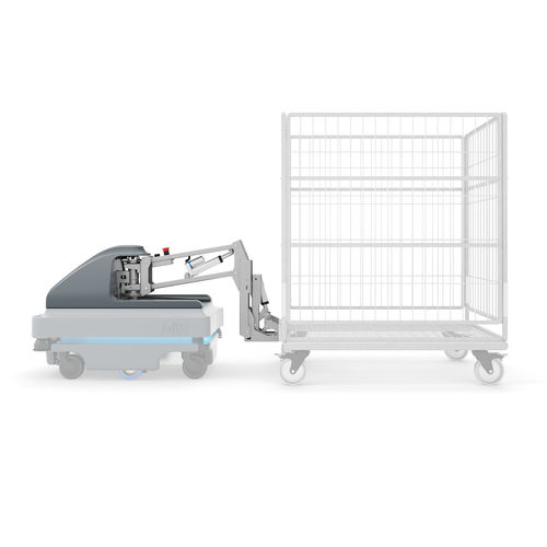 Tracteur de remorquage - MiR Hook 200 - Mobile Industrial Robots Aps - électrique / à 4 roues / AGV