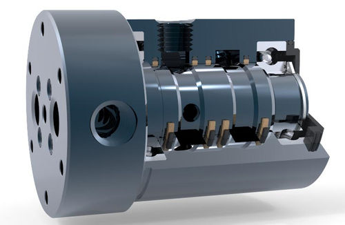 Raccord tournant pour air - RU012 - Rotary Systems, Inc. - pour le vide / 2 passages / hydraulique