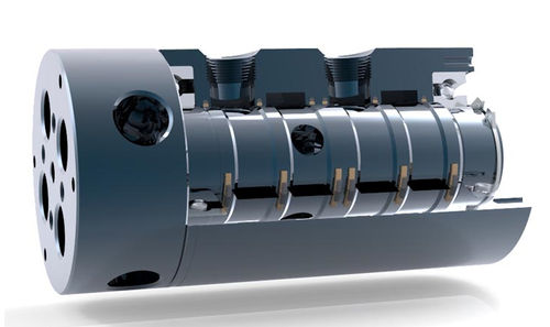 Raccord tournant pour air - RU016 - Rotary Systems, Inc. - pour le vide / 4 passages / hydraulique