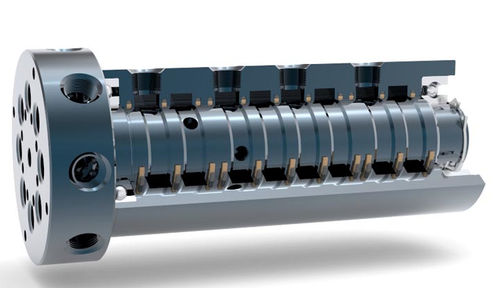 Raccord tournant pour air - RU022 - Rotary Systems, Inc. - pour le vide / 8 passages / hydraulique