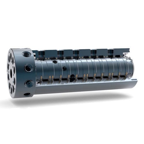 Raccord tournant pour air - RU024 - Rotary Systems, Inc. - pour le vide / 10 passages / hydraulique