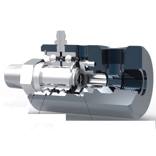Raccord tournant pour air - RU031 - Rotary Systems, Inc. - pour le vide / hydraulique / moyenne pression