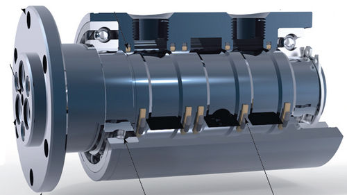 Raccord tournant pour air - RU015 - Rotary Systems, Inc. - pour le vide / 3 passages / hydraulique