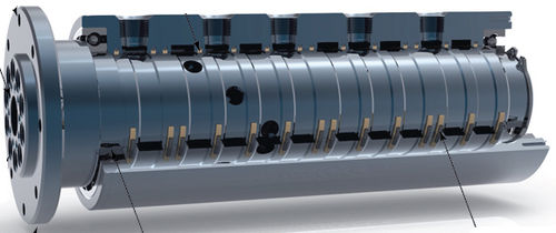Raccord tournant pour air - RU025 - Rotary Systems, Inc. - pour le vide / 10 passages / hydraulique