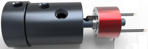Raccord tournant pour air - C012 - Rotary Systems, Inc. - 2 passages / à visser / à collecteur tournant