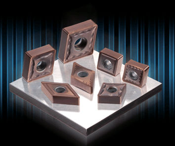 Plaquette de tournage pour alliage en titane - AC510U, AC520U - Sumitomo Hardmetal Division - pour matériau difficile à usiner