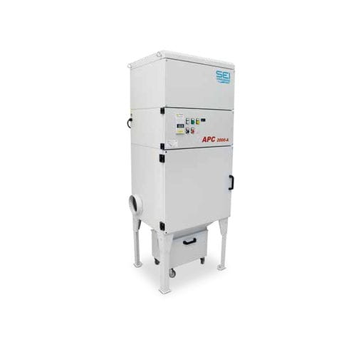 Dépoussiéreur à cartouche - APC series - SEI FILTRATION SRL - pour machine de découpe / pour machine de marquage laser / autonettoyant