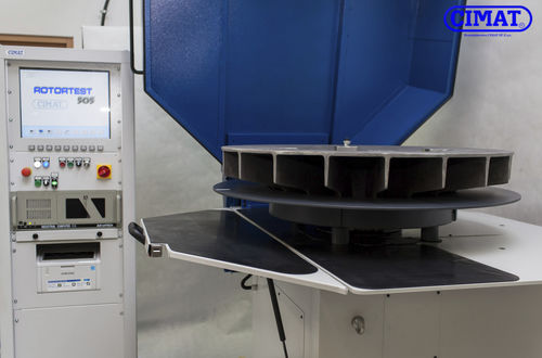 Machine à équilibrer verticale - Fan balancing machine - Ascential Technologies, Test & Measurement Systems - dynamique / pour soufflante / pour ventilateurs