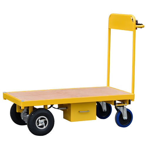 Chariot de transport - HI-POW-FBT-1260 - Handle-iT Ltd - en acier / à plate-forme / électrique
