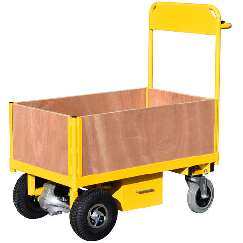 Chariot de transport - HI-POW-1260-4BS400 - Handle-iT Ltd - en acier / à plate-forme / à forte charge