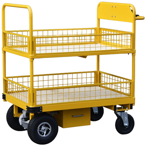 Chariot de transport - HI-POW-2TT-MS-1260 - Handle-iT Ltd - en acier / 2 niveaux / à forte charge