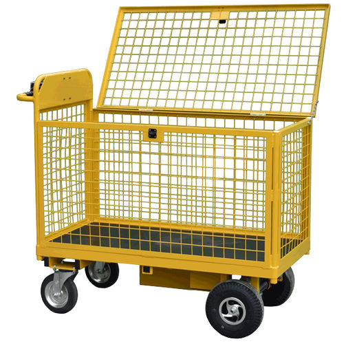 Chariot de transport - HI-POW-FSC-1260 - Handle-iT Ltd - en acier / avec grillage galvanisé / électrique