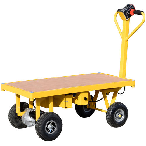 Chariot en acier - HI-POW-T500-1260 - Handle-iT Ltd - à plate-forme / à forte charge / électrique