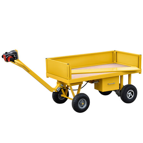 Chariot de transport - HI-POW-T500-1260-4SS200 - Handle-iT Ltd - de manutention / en acier / à plate-forme