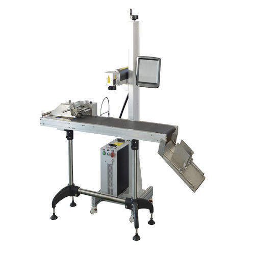 Machine de marquage laser à fibre - SW-FLM-F  series - Shenzhen Superwave Laser Technology Co.,Ltd - continue / refroidie par air / avec convoyeur