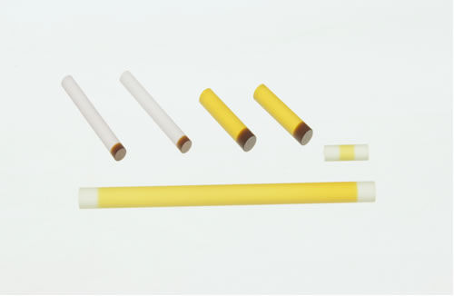 Cristal de grenat aluminium yttrium dopé Nd (Nd:YAG) - Cr:YAG+Nd:YAG Rod - Union Optic Inc. - de grenat aluminium yttrium dopé Cr (Cr:YAG) / lié par diffusion / pour laser