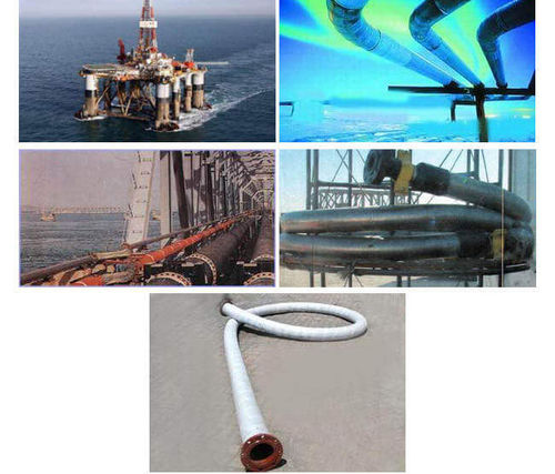 Tuyau flexible pour huile - hebei huayu special rubber co.,ltd - en caoutchouc synthétique / pour applications marines / résistant à l'huile
