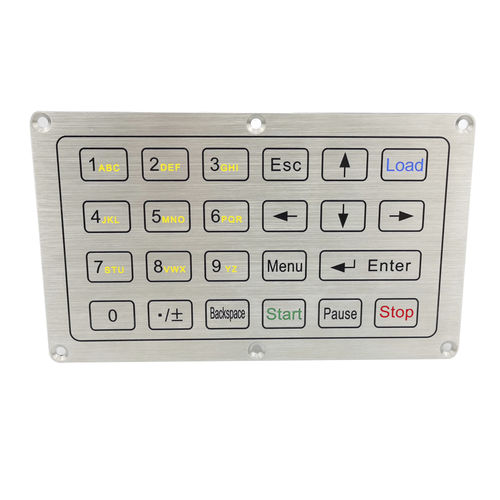 Clavier encastrable - CT-KPS25-24-RM - NingBo ChenTe electronics Technologies Co.,Ltd - piézoélectrique / 24 touches / avec pavé tactile