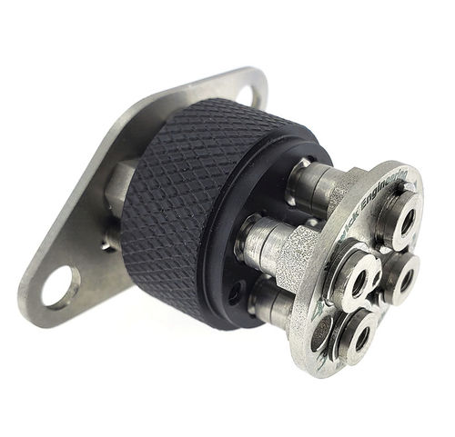 Raccord pneumatique - QDM3E4L-3. - Beswick Engineering Co, Inc. - hydraulique / rapide / en acier inoxydable