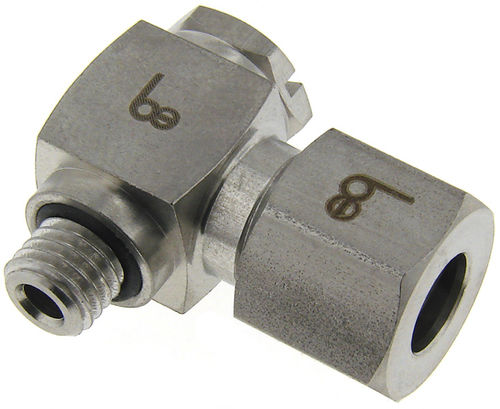 Raccord hydraulique - MCBL-1414..-. - Beswick Engineering Co, Inc. - fileté / à compression / coudé