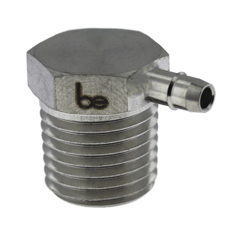 Raccord hydraulique - MPAL-8 - Beswick Engineering Co, Inc. - pneumatique / fileté / cannelé