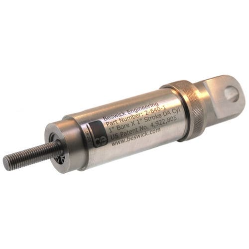 Vérin pneumatique - 2-640.. - Beswick Engineering Co, Inc. - double effet / en acier inoxydable / en laiton