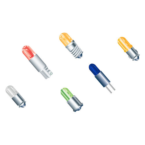 LED colorée - T-1 - Visual Communications Company - subminiature